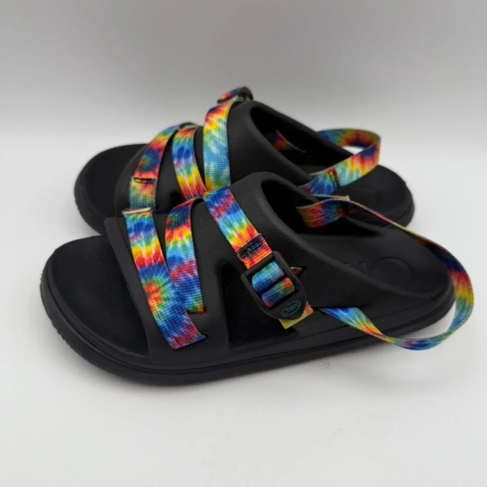 Chaco Chillos Sport Slides Tie Dye Sandals Kids Child Footwear Hiking Size 4‎